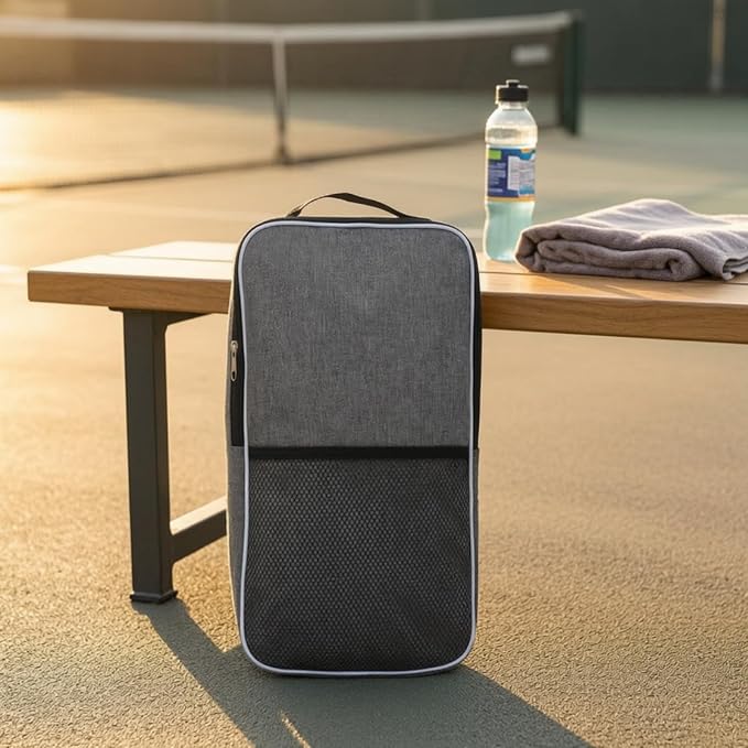 Pick Raqueta Bolsa Deportes Al Aire Libre Resistente Al Agua Portátil Ultraligero Entrenamiento Almacenamiento Moda Gran Capacidad Oxford Gris De Mano