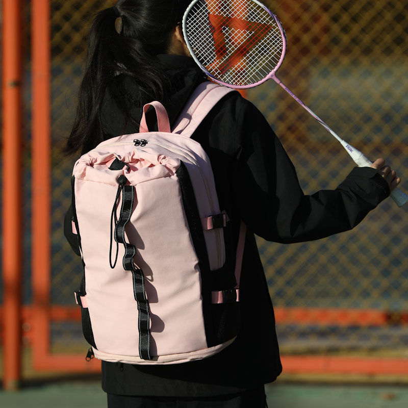 Mochila de bádminton de nuevo estilo, mochila para ordenador portátil para hombres y mujeres, mochila impermeable con cordón de nailon, directo de fábrica