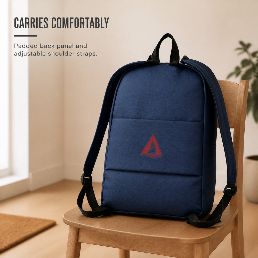 Mochila informal de PU con logotipo personalizado, mochila deportiva ligera y diaria con dos bolsillos delanteros con cremallera para bolsa de regalo promocional