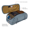 Bolsa de lona 2 en 1 impermeable portátil BSCI, mochila de viaje deportiva al aire libre de gran capacidad con logotipo impreso personalizado para hombres y mujeres