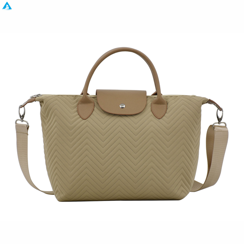 Bolso de mano de moda, bolso de mano portátil ligero de gran capacidad para mujer, bolso de hombro tipo bandolera diario con correa ancha desmontable