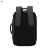 Mochila con marco interno impermeable unisex con logotipo personalizado de fábrica, bolsa para portátil transfronteriza negra con forro de poliéster