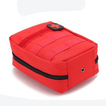 Bolsa médica Molle táctica de alta calidad, estuche para botiquín de primeros auxilios, bolsa para traumatismos IFAK de poliéster, parche cruzado, cremallera doble de liberación rápida