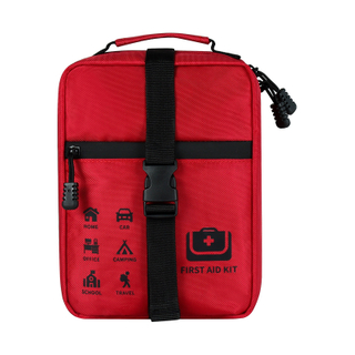 Kit de emergencia Individual, bolsa de transporte táctica, bolsa de campo al aire libre, bolsa de cintura de almacenamiento portátil multifuncional, botiquín de primeros auxilios de poliéster