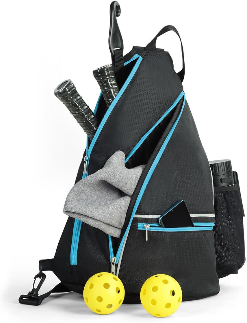 Bolsas portátiles unisex para raquetas de tenis y Pickleball, diseño Triangular, Material de poliéster, resistente al agua, capacidad de 30-40L, uso deportivo