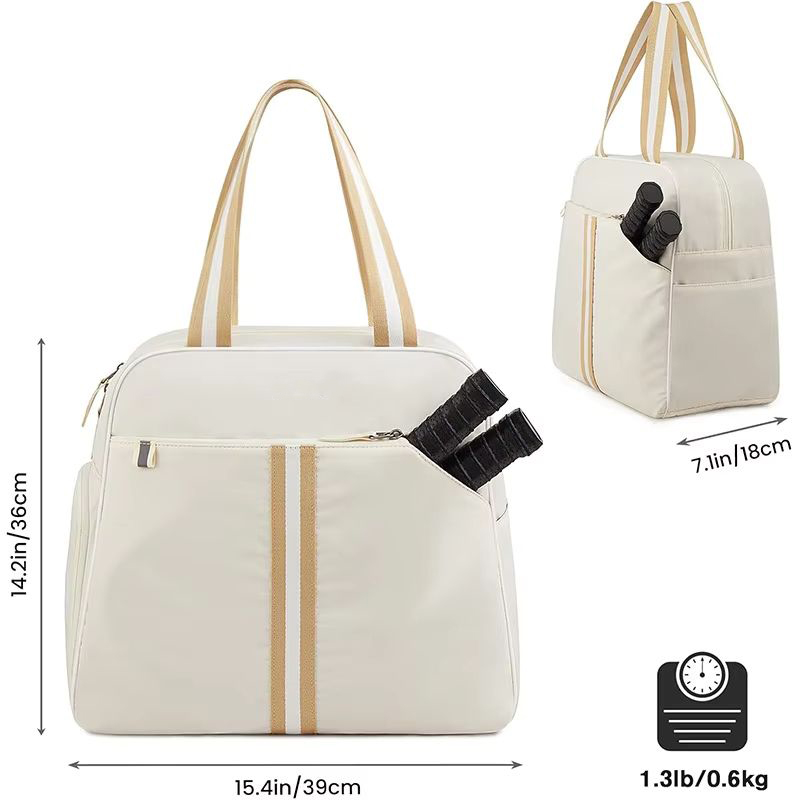 Nueva bolsa de tenis, bolsa de raqueta de mano, bolsa de raqueta de bádminton portátil para exteriores, mochila de tenis