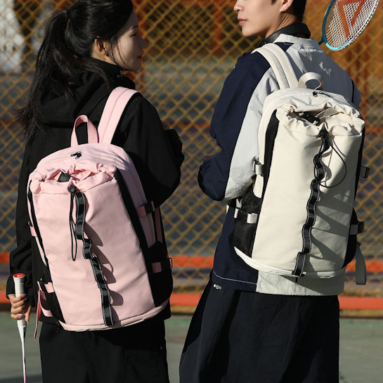 Mochila de bádminton de nuevo estilo, mochila para ordenador portátil para hombres y mujeres, mochila impermeable con cordón de nailon, directo de fábrica