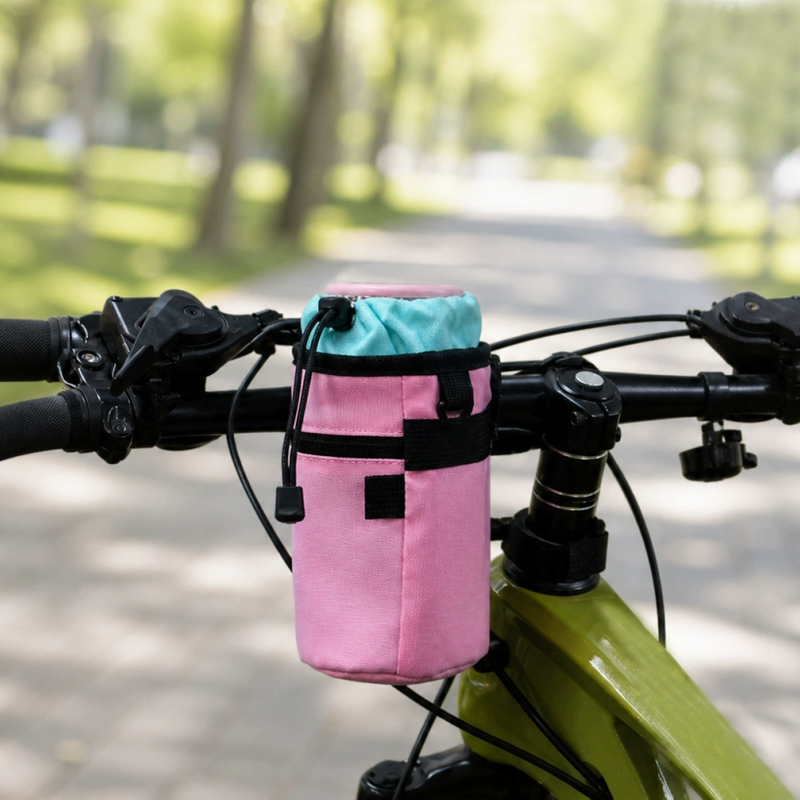 Advance impermeable aislado pequeño paño manillar botella de agua carretera pública bicicleta cubierta frontal bolsa de botella de agua de bicicleta