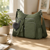Venta al por mayor, bolso cruzado Simple impermeable, bolso de mano informal ligero con bolsillo RFID antirrobo, bolsos y bolso de viaje
