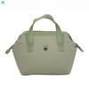 Bolsa de almuerzo bonita, bolsa de mano térmica de poliéster reutilizable, bolso portátil para el trabajo, Picnic, almacenamiento de comida escolar
