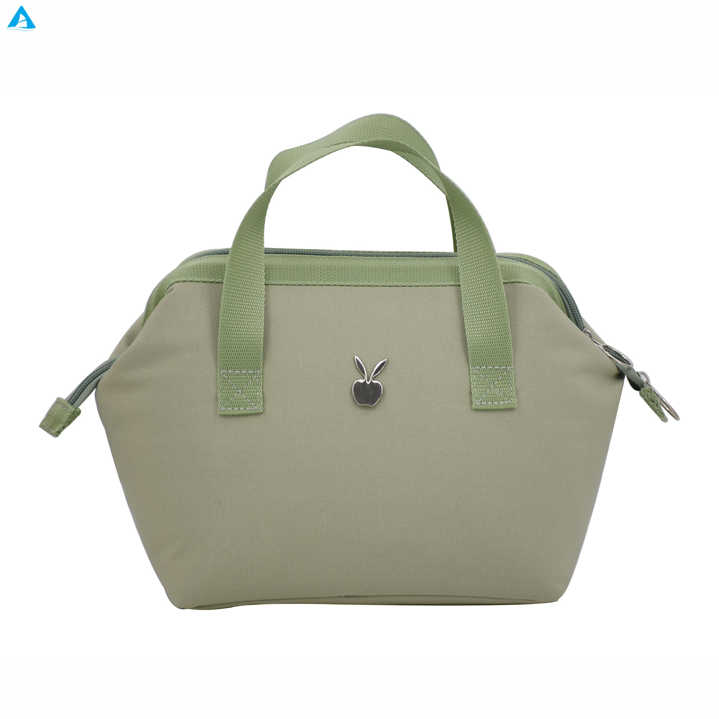 Bolsa de almuerzo bonita, bolsa de mano térmica de poliéster reutilizable, bolso portátil para el trabajo, Picnic, almacenamiento de comida escolar
