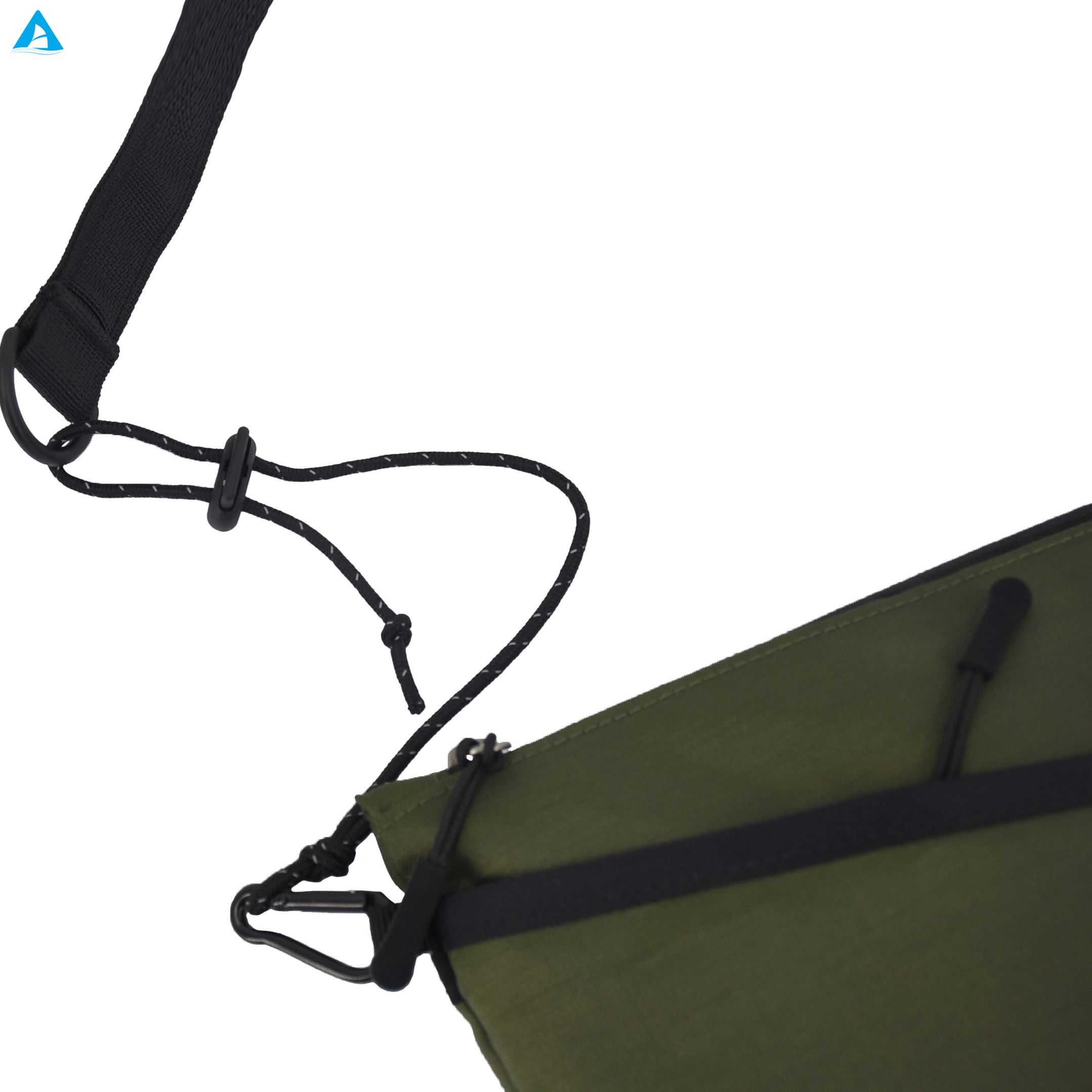 Bolso de hombro individual de gran capacidad para acampar al aire libre, mochila informal cruzada Unisex, riñonera de pecho de alta gama con cremallera de poliéster