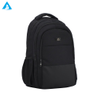 Mochila clásica negra para ordenador portátil de 14 pulgadas, bolso de oficina de negocios de nailon duradero con 3 compartimentos y bolsillos para botellas para viajes escolares para hombres
